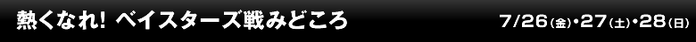 熱くなれ！ ベイスターズ戦みどころ